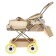 Puppet stroller No. 14, beige color