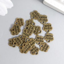 Handmade suspension antique bronze, 8mm mix