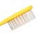 Set for hair care: comb and brush "Flower", yellow color