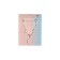 Notepad A7, 40 sheets on the Soundmania paper clip, cardboard cover, block 55 g/m2, mix