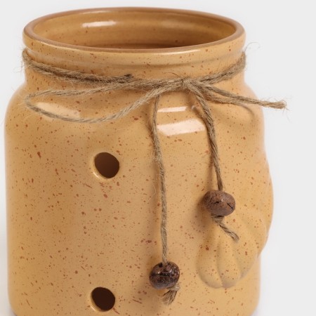 Bank for garlic "Retro" 1l / 16x11.5cm, Karakum-2
