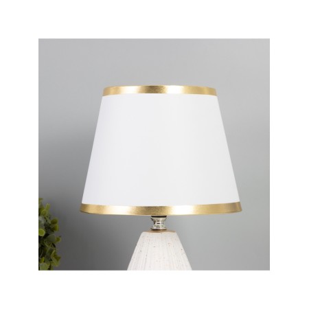 Table lamp "Tenderness" 1x40W E14 white/gold 20x20x34cm-2