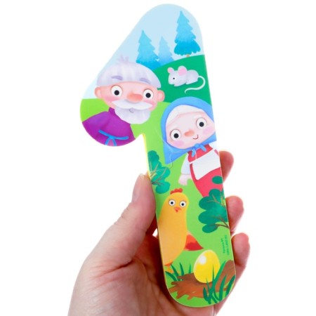 Soft puzzle for kids “Learn numbers: fairy tales”, 5 puzzles, crumb me-11