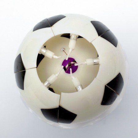Candle for the cake musical "ball", white-black-7