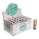 Spring cube "With new happiness" (confetti+ foil serpentine) 11cm