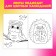 Coloring sets "for girls", 8 pcs. 12 p.
