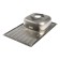 Kitchen sink "Vladiks", cut, with a siphon, 76x48 cm, right, stainless steel 0.6 mm