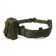 Tactical belt with suspensions, 125 cm, width 8.2 cm, khaki