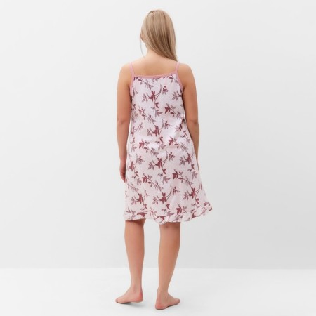 Night shirt female, powder color, size 50-3