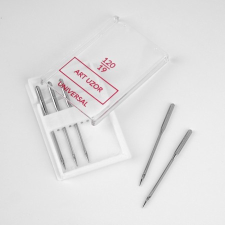 Needles for household sewing machines, universal, No. 120/9, 5 pcs-1
