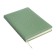 Delicidal of a non -combined A5 136 sheets, leatherette Devente. Clair, solid cover with foam rubber, perforation, liesse, block 70, green