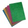 Foamiran color, A4, 2 mm set, Devente, 5 sheets x 5 colors, with sparkles
