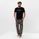 Pajama men's kaftan "good mo" size 48, black