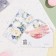 Money envelope "Universal" glitter, bouquet, blue background, 17x8 cm