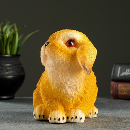 Piggy bank "Rabbit" Red, 15x15x11cm-5