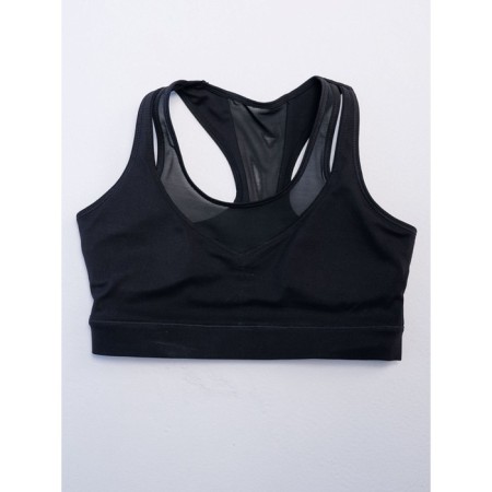 T-shirt-top sports female, size l, black color-3