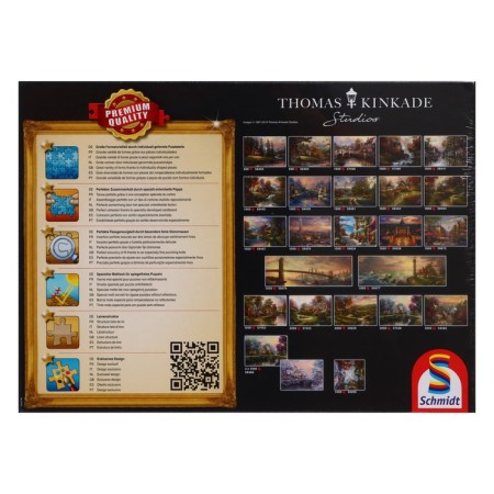 Puzzle "Thomas Kinkeid. At the old bridge ", 1000 elements-2