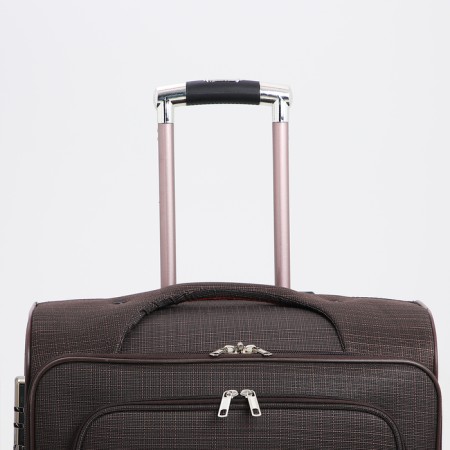 Big suitcase 28 ", a lightning department, code castle, 4 wheels, 2 outer pockets, brown color-5