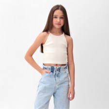TOP for Minaku girl, milk color, height 128 cm