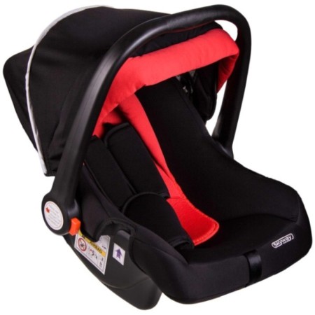 Auto-Luel Children's Skyway "Eska", group 0+ (0-13 kg), black and red color