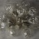 Garland “thread” 3 m dews with nozzles “volumetric bulbs”, IP20, silver thread, 100 LED, glow blue, 3.5 in