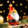 Decorative candle "Santa", 12x8.6x7.4 cm