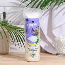Bella Baby Happy cotton wheels with chamomile extract, plantain and d-panthenol of 70pcs