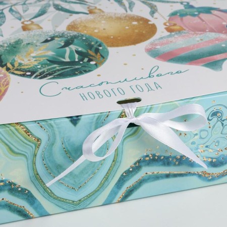 Folding Gift Box "Magic", 31 x 24.5 x 9 cm, New Year-3