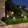 Sadovo-park lamp Feron PL724, IP44, E27, 60 W, 180x180x400 mm, black color
