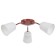 Causte "Online" (Tsil.) 3x15W E27 Model: BR 00286 Red 50x50x15cm