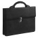 Business portfolio 340 x 260 x 80 mm, 2 compartments, artificial leather "Pryzits" black 4s11