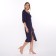 Women's dress, dark blue color, size 44
