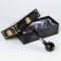 The pipe is classic, round, 14 cm, brown