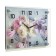 Watch wall interior "flowers", silent, 35 x 25 cm, aa