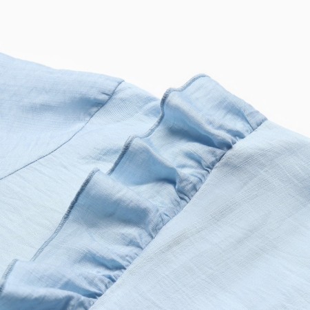Women's costume (blouse, shorts) minku: casual collection Blue color, rr 48-10