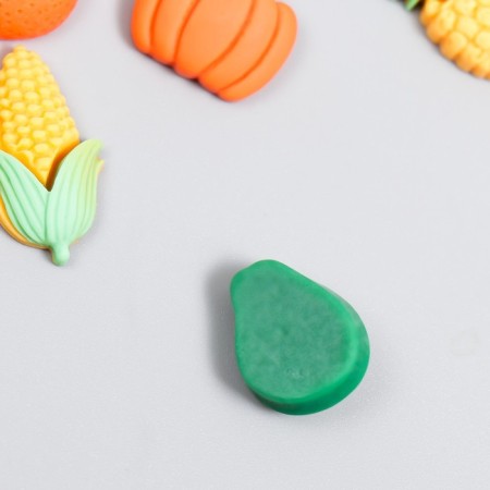 Decor for creativity plastic "Fruits and vegetables" set 13 pcs-2