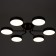 Almo chandelier 6XLED 144W 3000-6000K Black 78x78x11 cm Bayerlux