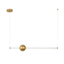 Suspension lamp ST LUCE. SL1222.203.01. Angurra. 1x18 W, LED, 4000K, 1500 LM, 90 cm, golden color