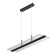 Snow -linen three -dimensional novotech lamp. Iter, 30W, LED, 848x602x160 mm, black color