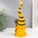 Polystone souvenir "Dwarf with a mushroom in a yellow striped cap" 25x11.5 cm