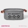 Storage basket with handles oval shares My Basket, 20 × 30 × 13, color gray color