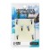 Mormyshka column black, lime abdomen + ball Granen blue, weight 0.35 g