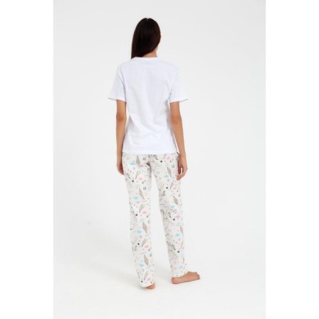 Women's pants KAFTAN "Unicorn", p. 40-42, white-3
