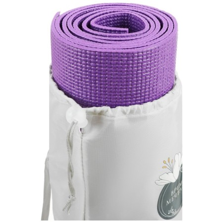 Sangh yoga-brush cover “Flower”, gray color-11