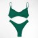 Swimsuit female separate minku color green, size 44