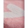 Terry towel unicorn, size 30x50 cm, pink color