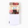 Pantyhose children, white-blue-border strips, height 116-122 cm