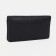 Women's wallet on magnets, black color