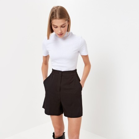 Women's T-shirt Minaku Slim Fit: White color, rr 42-4