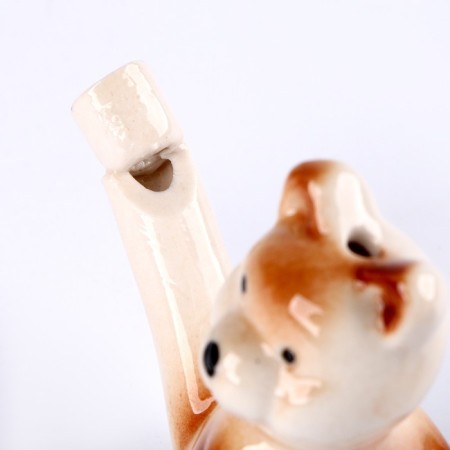 Ceramic “Bear” whistle 3.5 × 7.5 × 5 cm-5